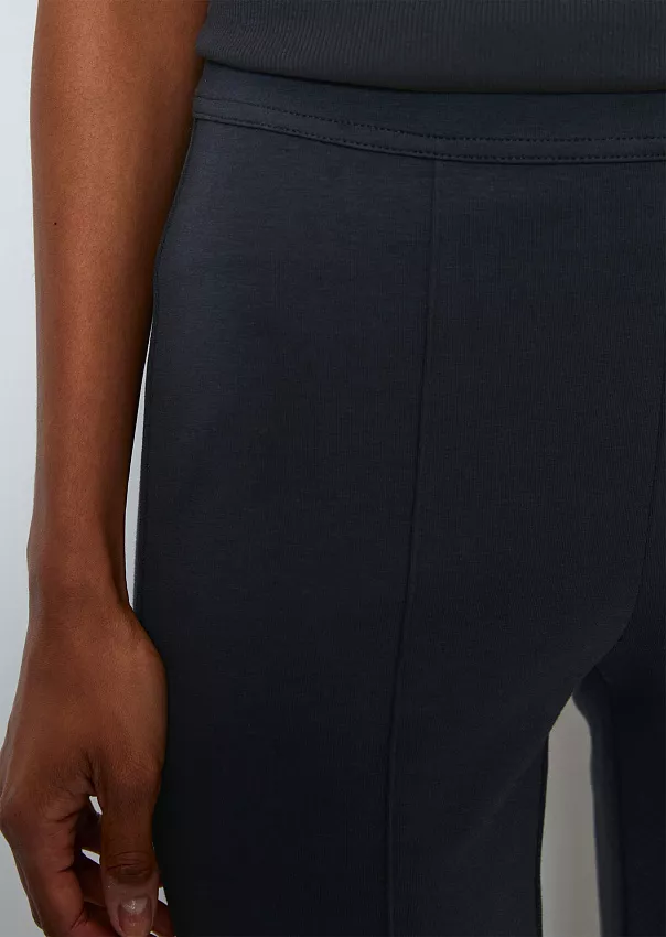 Расклешенные трикотажные брюки Marc o'Polo - фото 4