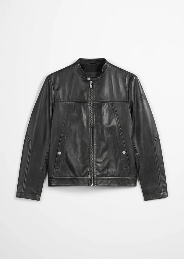 Куртка из натуральной кожи Marc o'Polo - фото 6