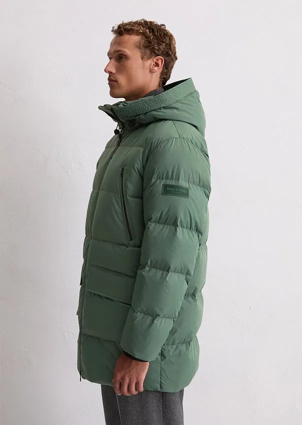 Пуховик стеганый с фиксированным капюшоном Marc o'Polo - фото 5