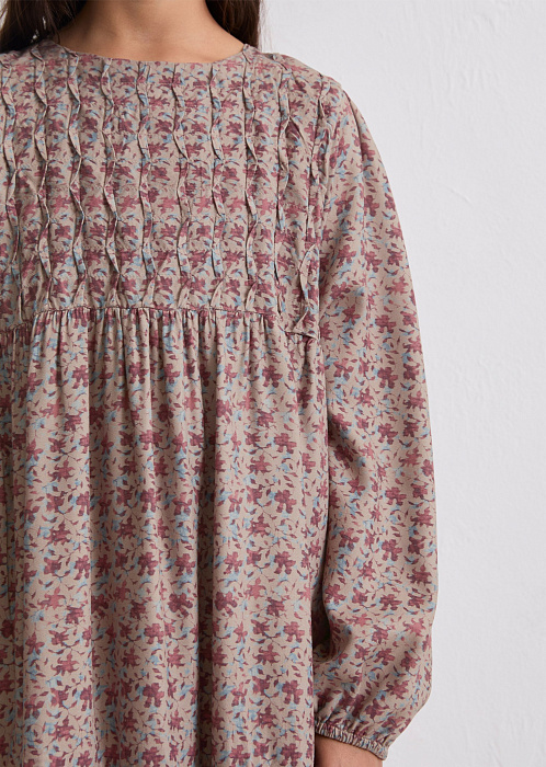 Платье с цветочным принтом
