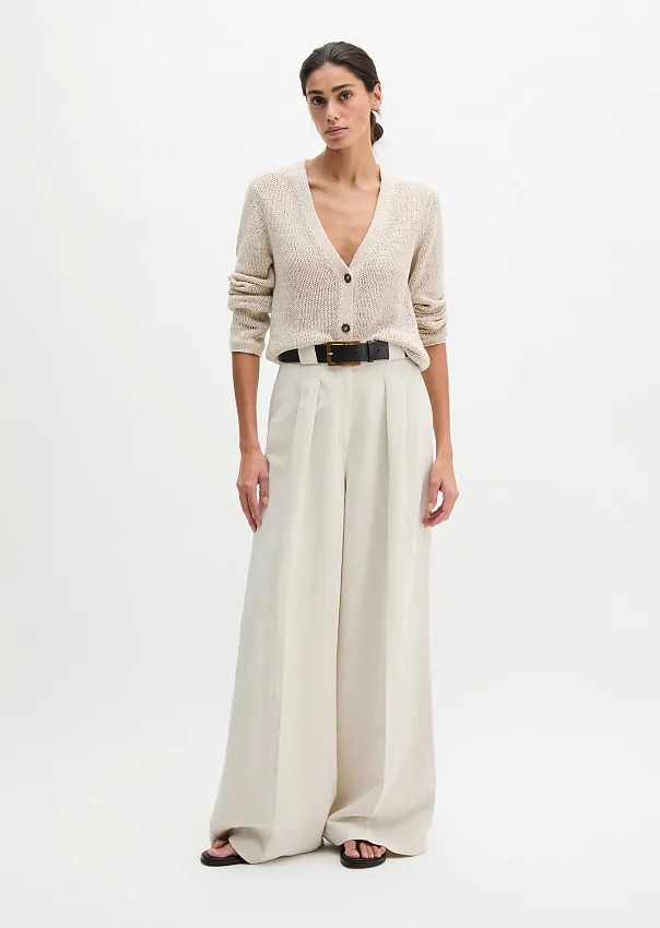 Кардиган из смесового хлопка