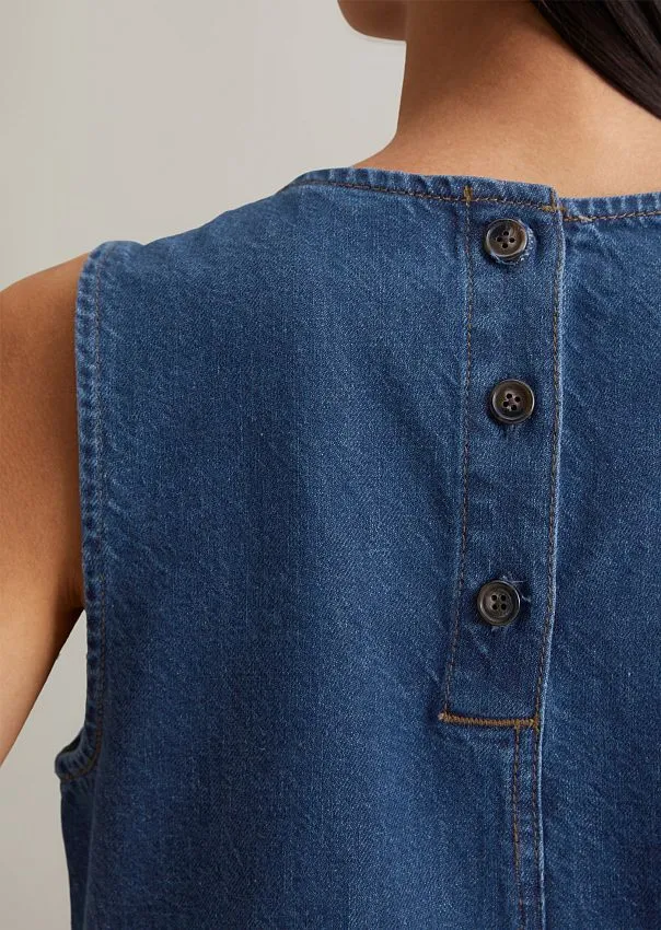 Джинсовое платье из органического хлопка Marc o'Polo - фото 4