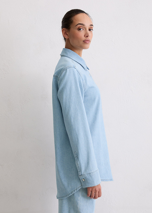 Рубашка из денима