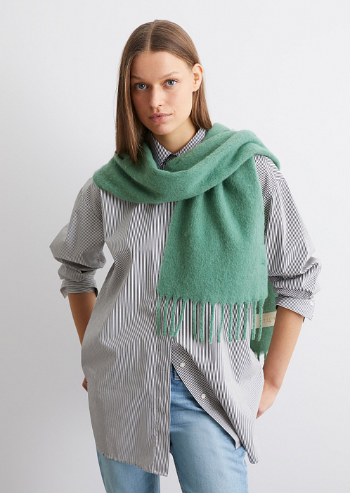 Шарф из смесовой шерсти альпаки
