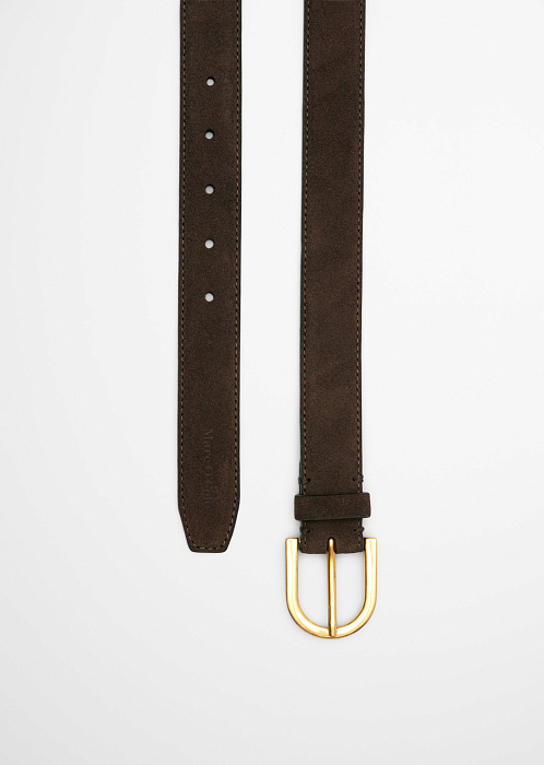 Ремень из натуральной замши