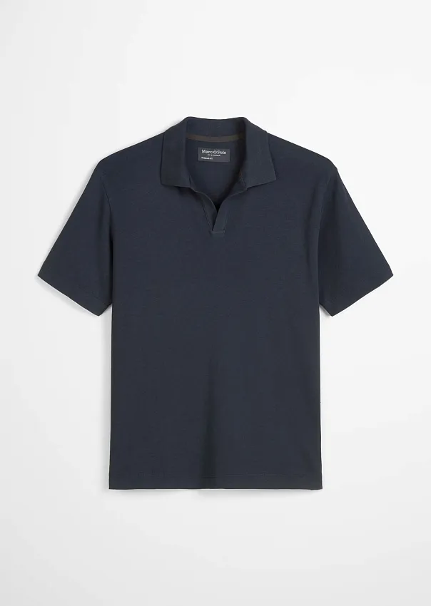 Поло из органического хлопка и льна Marc o'Polo - фото 6