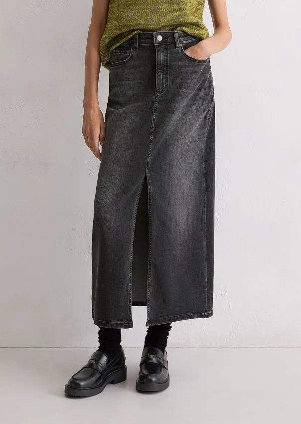 Джинсовая юбка из смесового хлопка Marc o'Polo - фото 3