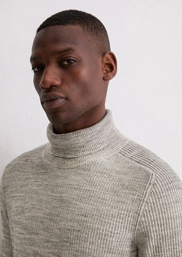 Теплая водолазка из смеси хлопка и натуральной шерсти Marc o'Polo - фото 1