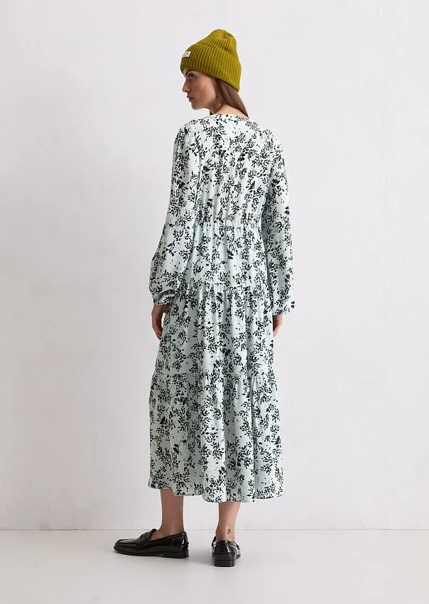 Платье с принтом из смеси купро и вискозы Marc o'Polo - фото 2