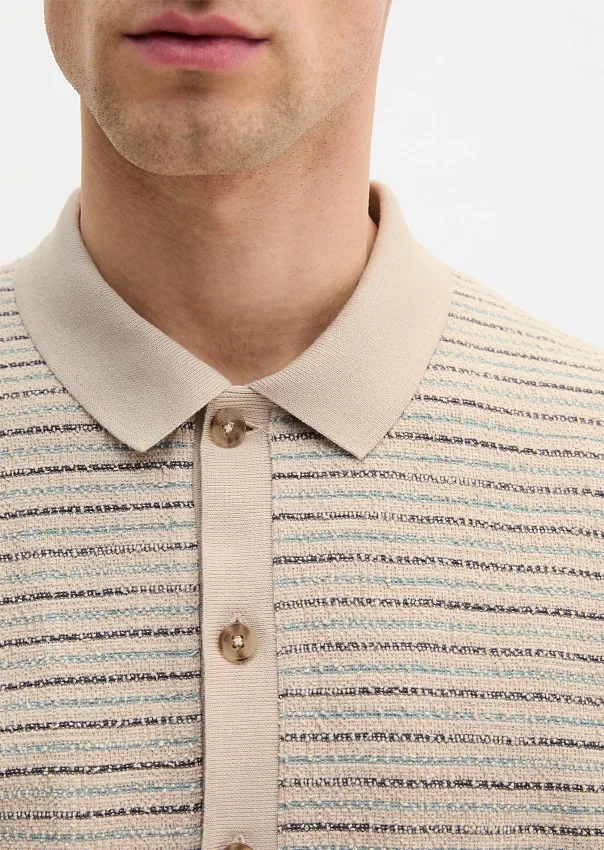 Рубашка из фактурного джерси