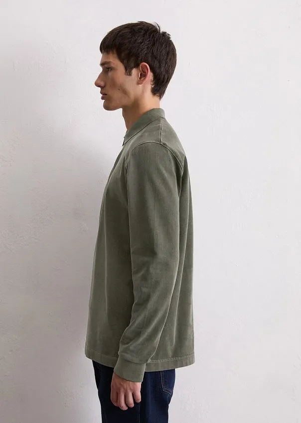 Поло с длинными рукавами Marc o'Polo - фото 5