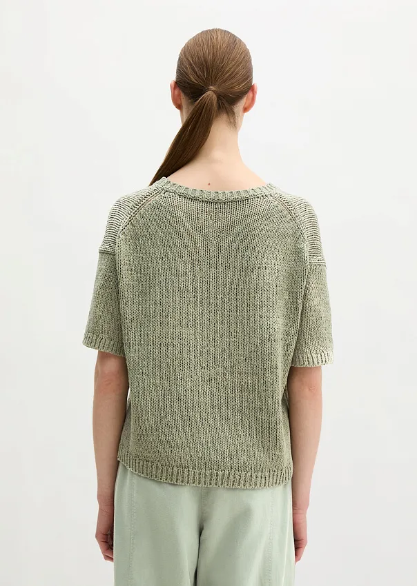 Свитер из смесового хлопка
