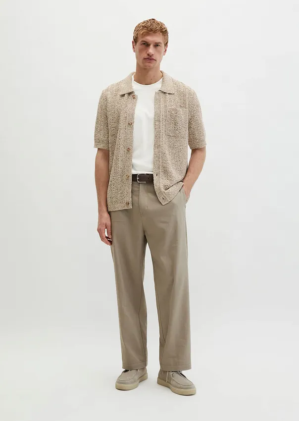 Кардиган из смесового хлопка