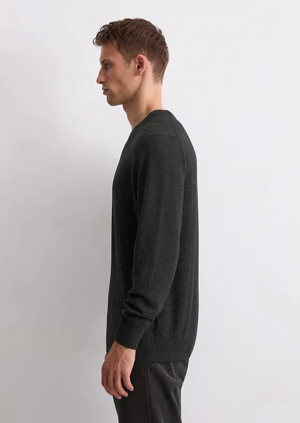 Джемпер с круглым вырезом из смеси хлопка и шерсти Marc o'Polo - фото 5