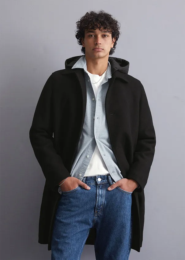 Пальто из смесовой шерсти