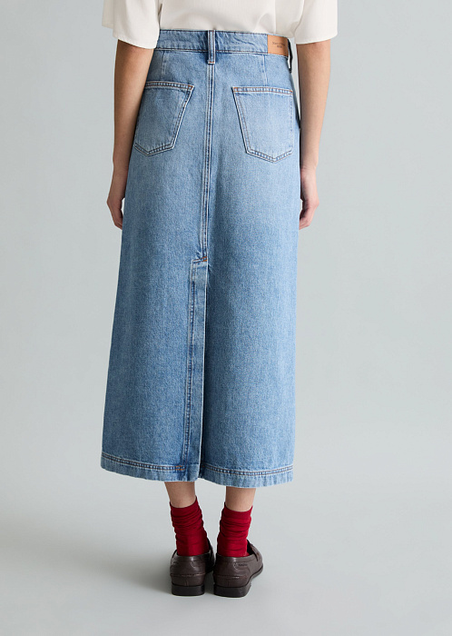 Юбка джинсовая из волокон листьев ананаса