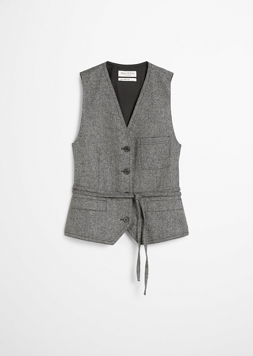 Жакет твидовый из смесовой шерсти