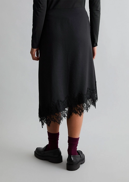 Юбка с кружевом из модала TENCEL™