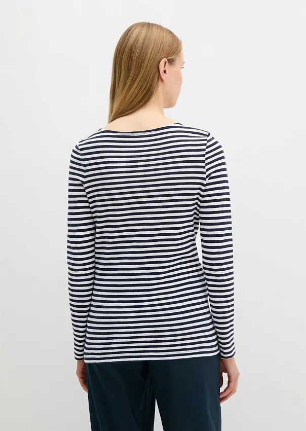 Лонгслив в полоску