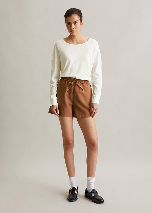 Лонгслив из органического хлопка