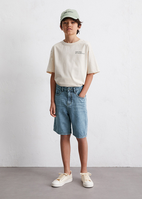 Шорты джинсовые из органического хлопка