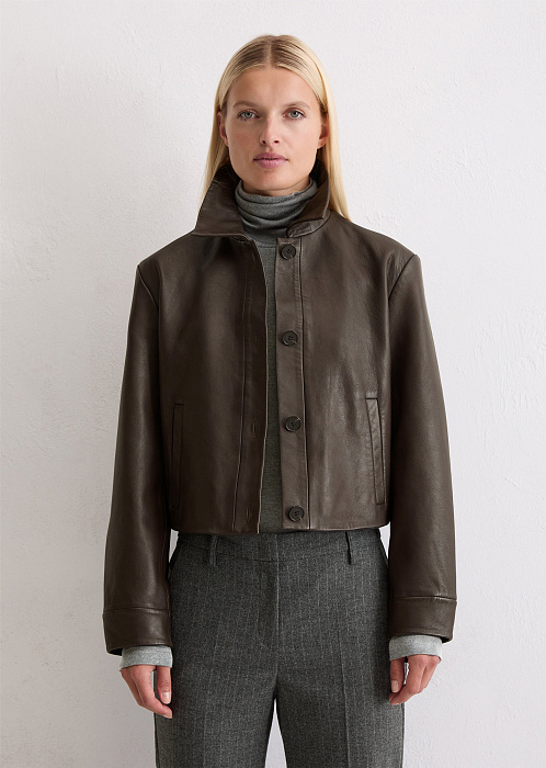 Куртка кожаная