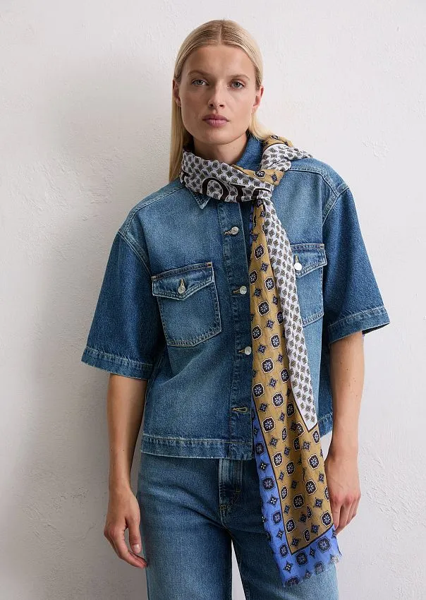 Шарф из модала и органического хлопка Marc o'Polo - фото 3