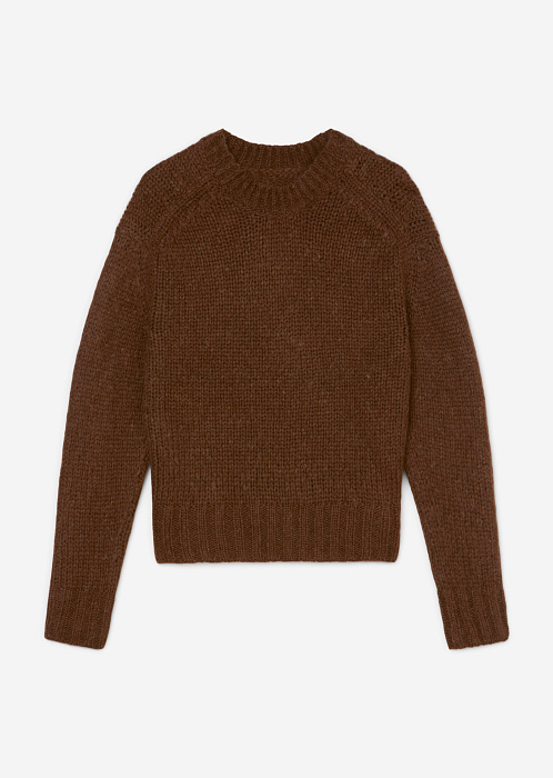 Темно-коричневый меланж