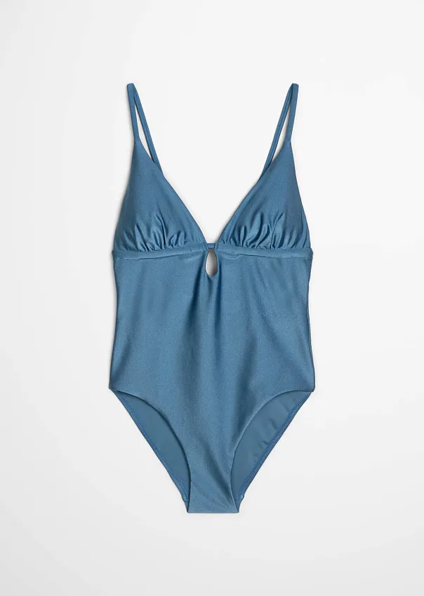 Купальник слитный с глубоким вырезом