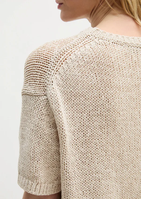 Свитер из смесового хлопка
