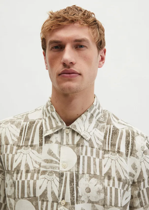 Рубашка изо льна