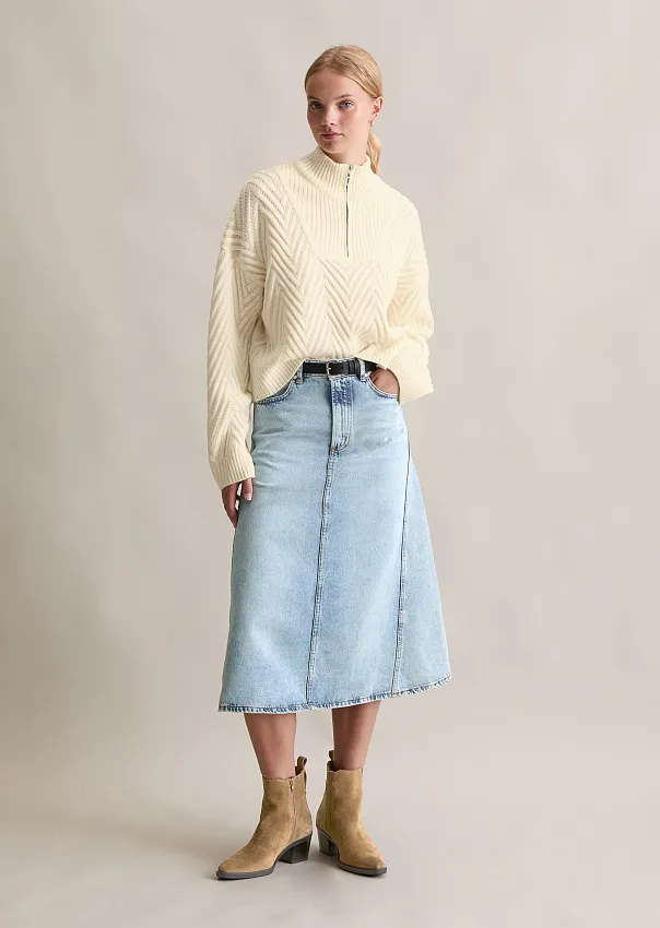 Джемпер с высоким воротом из смесовой шерсти Marc o'Polo - фото 3