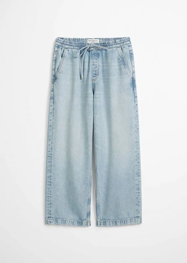 Широкие джинсы из лиоцелла и органического хлопка Marc o'Polo - фото 6
