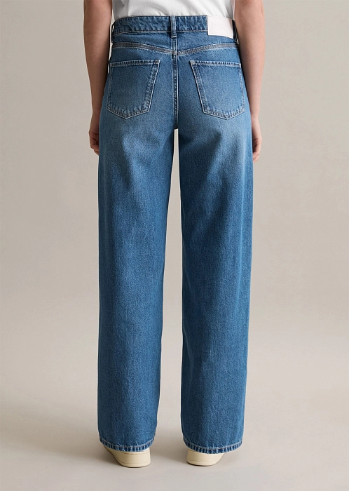 Джинсы широкие из органического хлопка