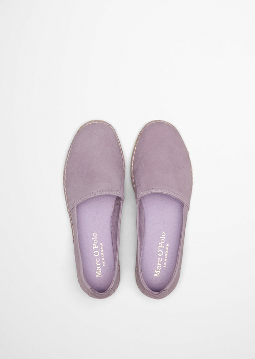 Эспадрильи из натуральной замши