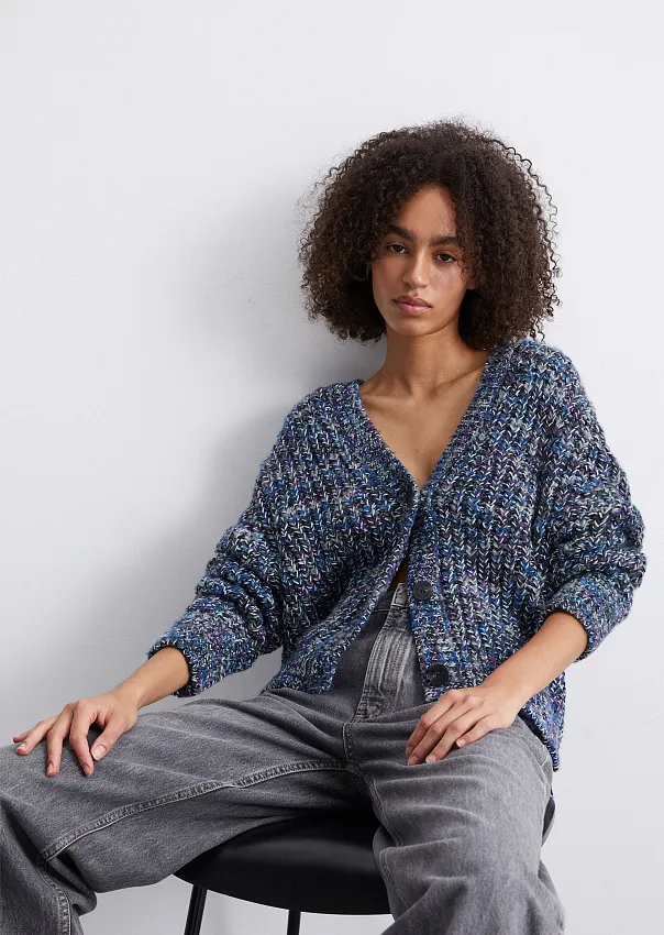 Кардиган из смесового хлопка