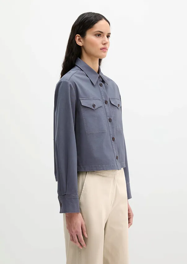 Рубашка верхняя из хлопкового твила
