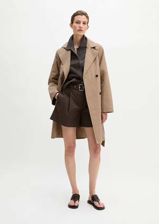 Тренч из смесового хлопка