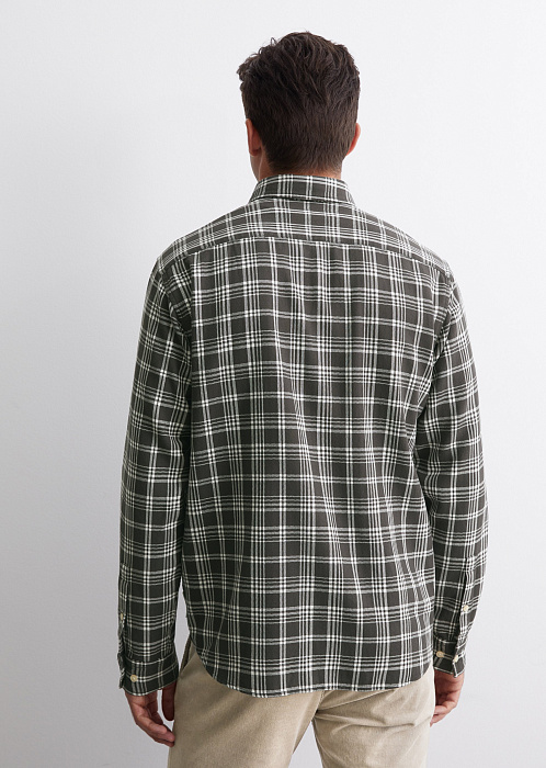 Фланелевая рубашка из органического хлопка