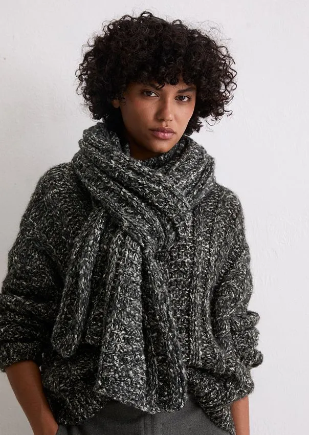 Шарф из смесовой шерсти альпака Marc o'Polo - фото 3