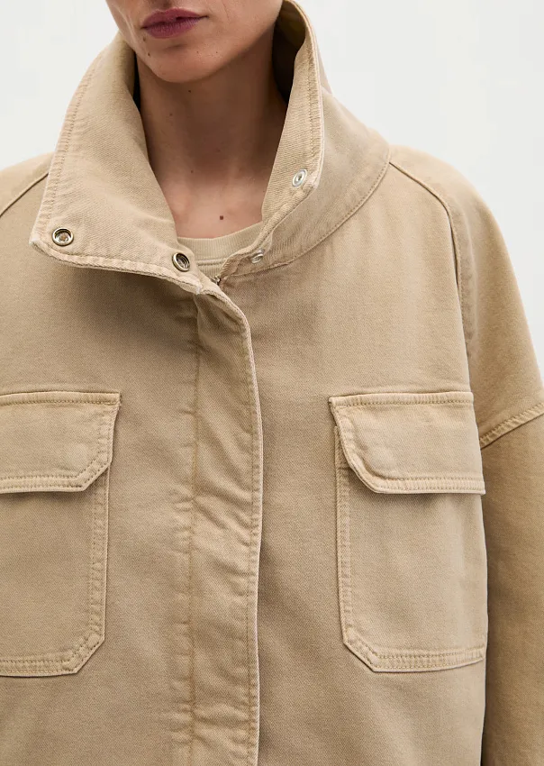 Куртка джинсовая из смесового хлопка
