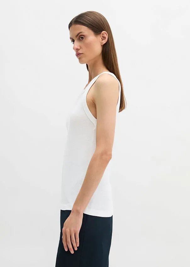 Топ в рубчик из органического хлопка Marc o'Polo - фото 5