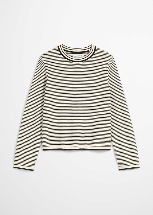 Кремовый в полоску