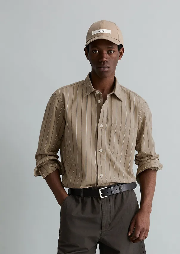 Рубашка из хлопкового поплина