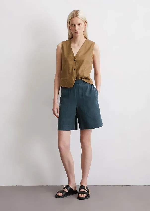 Шорты из лиоцелла и льна Marc o'Polo - фото 1