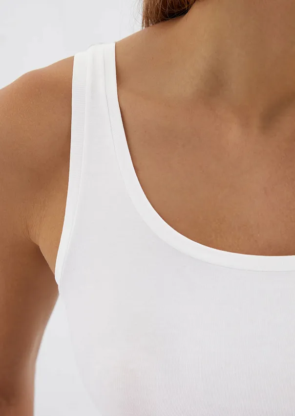 Топ из смесового хлопка Marc o'Polo - фото 4