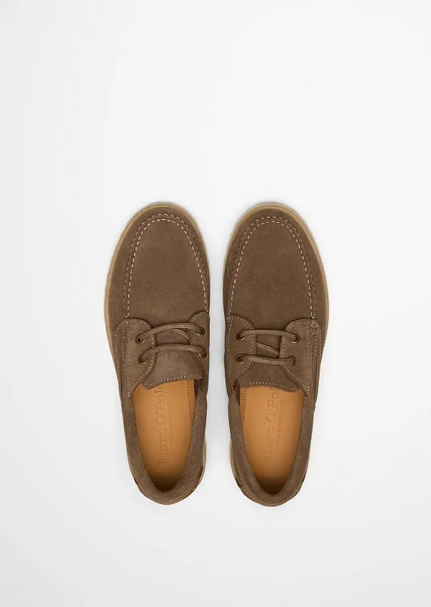 Топсайдеры Levi из натуральной замши Marc o'Polo - фото 4