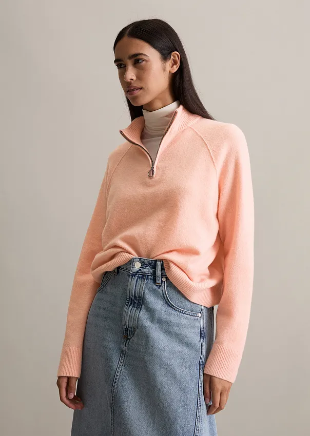 Джемпер с высоким воротом из мягкой смесовой шерсти Marc o'Polo - фото 1