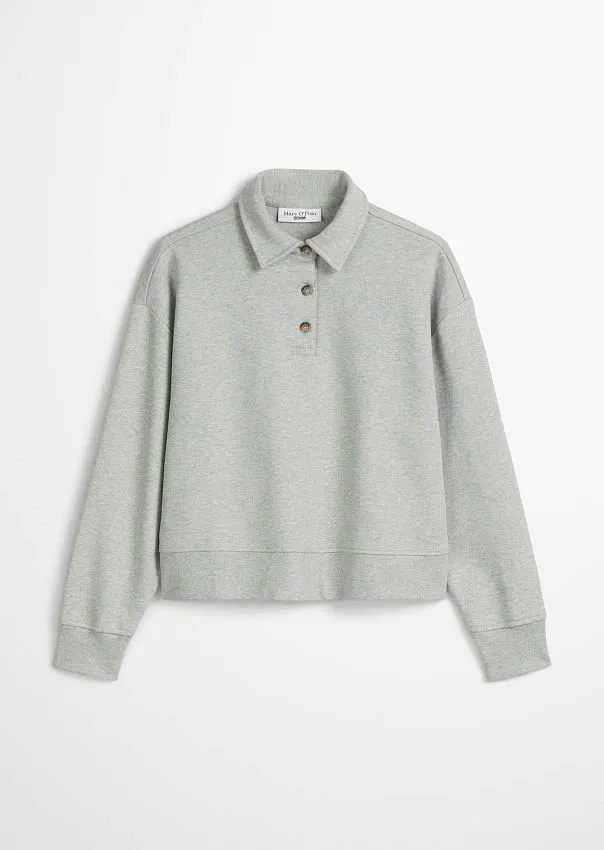 Свитшот с воротником поло Marc o'Polo - фото 6