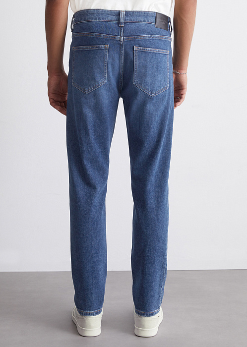 Джинсы зауженные из эластичного хлопка